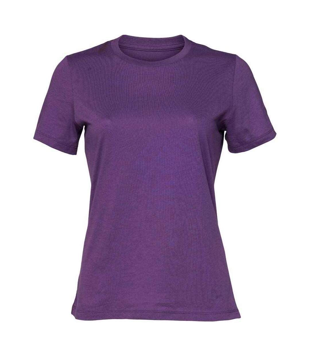 Bella - T-shirt JERSEY - Femme (Violet) - UTPC3876-1