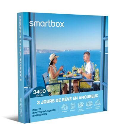 3 jours de rêve en amoureux - SMARTBOX - Coffret Cadeau Séjour
