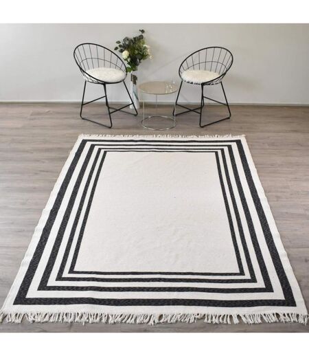 Tapis kilim reversible en coton motif simple BU