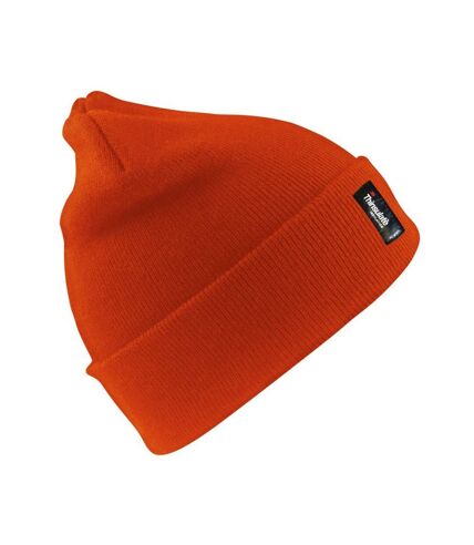 Result Woolly Thermal Ski/Winter Hat with 3M Thinsulate Insulation (Hi Vis Orange) - UTBC970