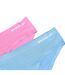 Culottes Bonded Femme Bleu Rose Reebok-3