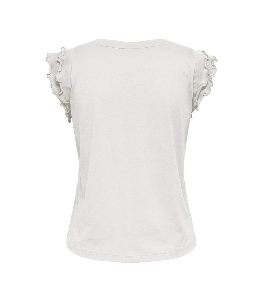 Top blanc femme jdy rex-2