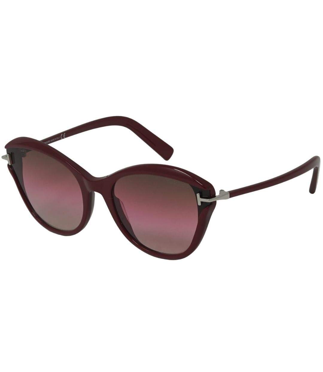 Womens/ladies Leigh Shiny Sunglasses One Size Red Tom Ford-3