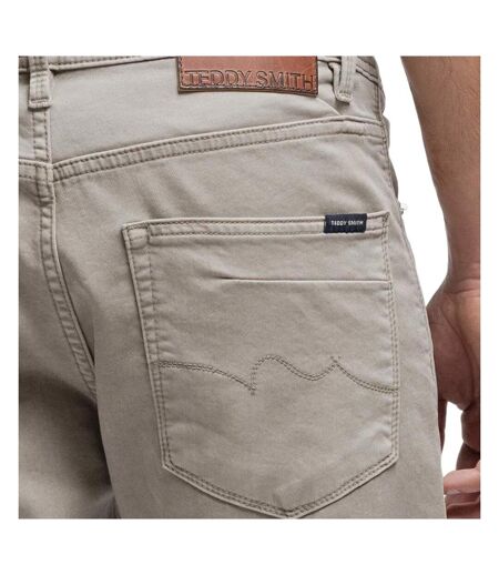 Jean ajusté kaki homme teddy smith rock