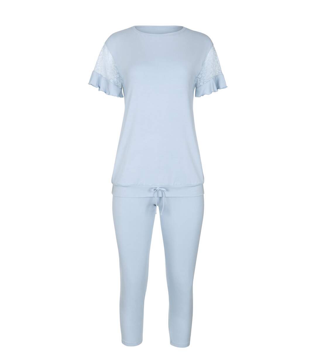 Pyjama tenue d'intérieur leggings top manches courtes Smooth Lisca Cheek-3