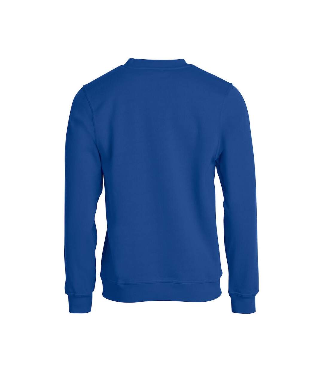 Unisex adult basic round neck sweatshirt blue Clique-2