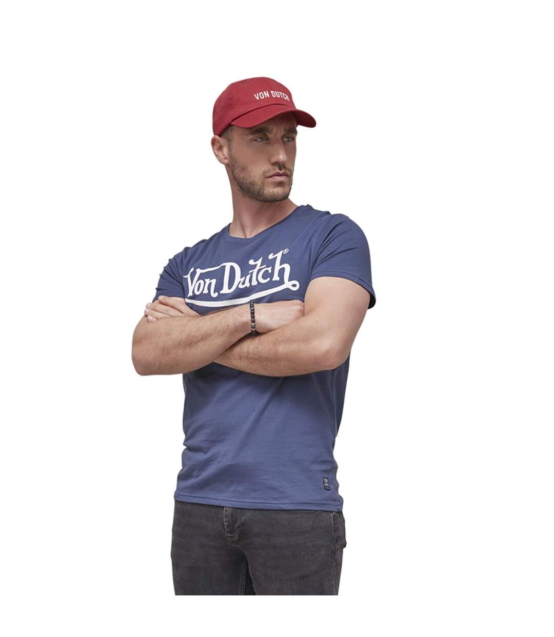 T-shirt Col rond homme First Bleu Vondutch-1