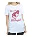 Disney Princess Womens/Ladies Cinderella No Midnight Cotton Boyfriend T-Shirt (White)