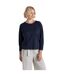 T-shirt Uni Manches Longues Emere Femme Bleu Marine Craghoppers-2