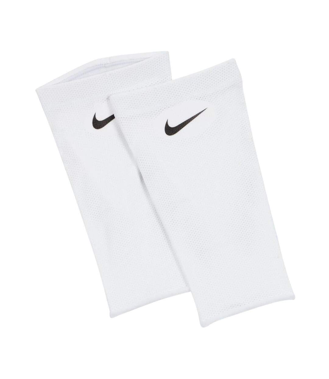 Elite Swoosh Shin Guard Sleeves White Black Nike-2