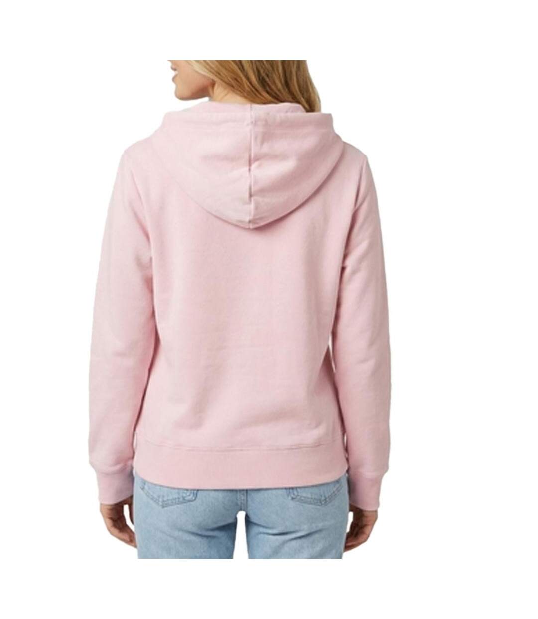 Sweat rose femme superdry essential logo-2
