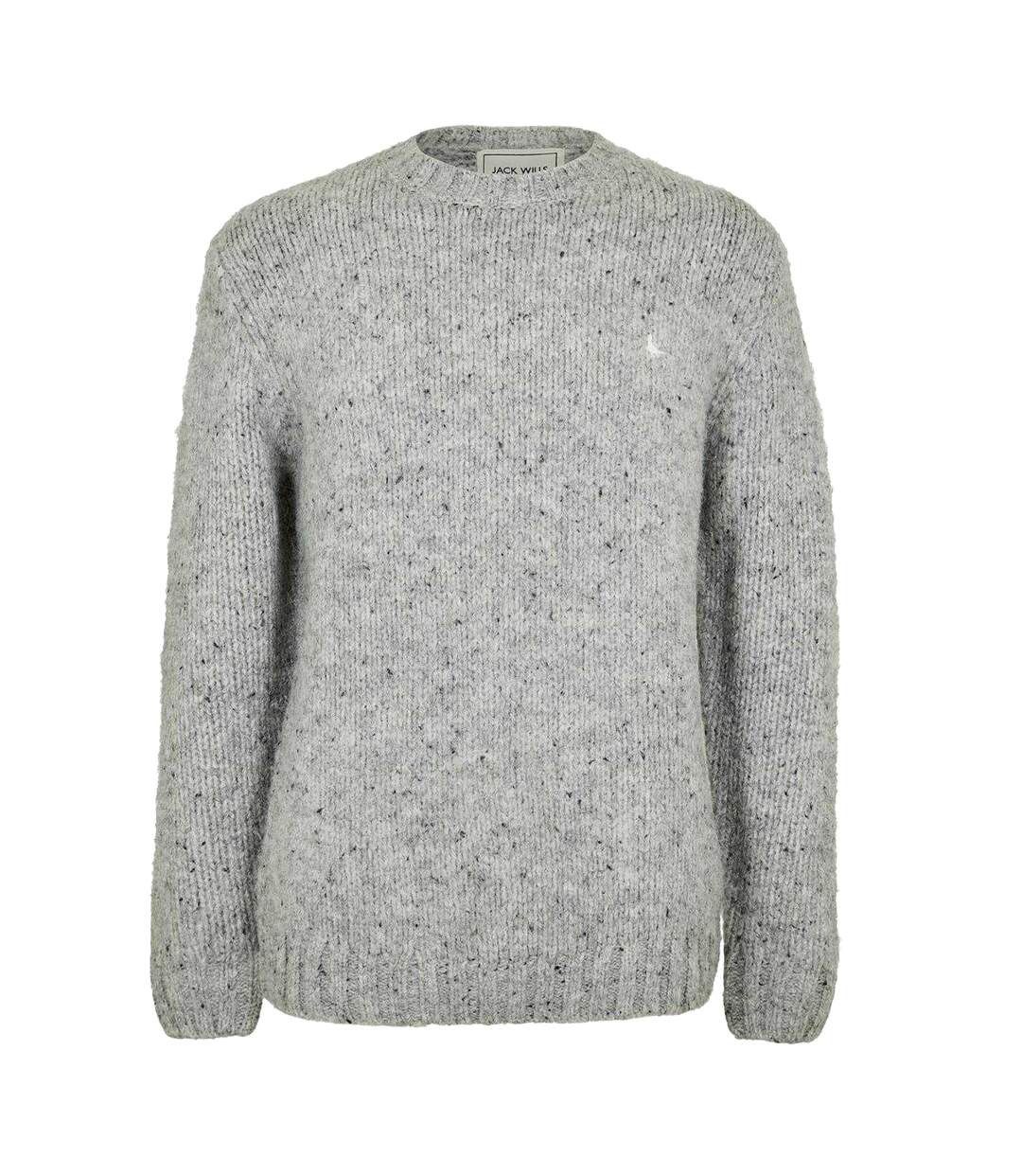 Pull Motif/style Petites Taches Femme Gris Chiné Jack Wills-1