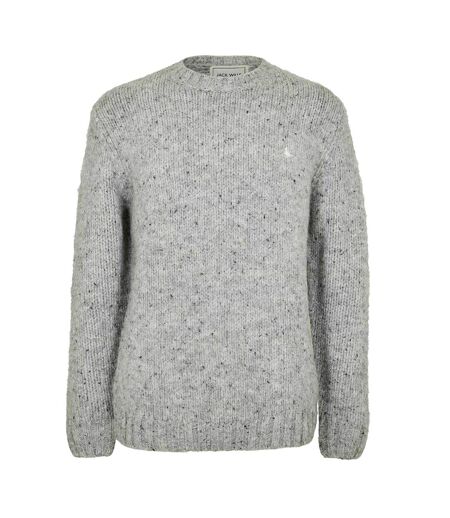 Pull Motif/style Petites Taches Femme Gris Chiné Jack Wills