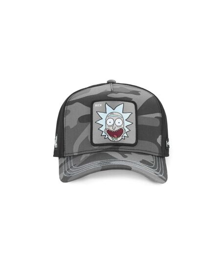 Casquette trucker premium en sergé de coton Rick & Morty Black Camo Capslab