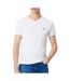 T-Shirt blanc homme lacoste th5077-1