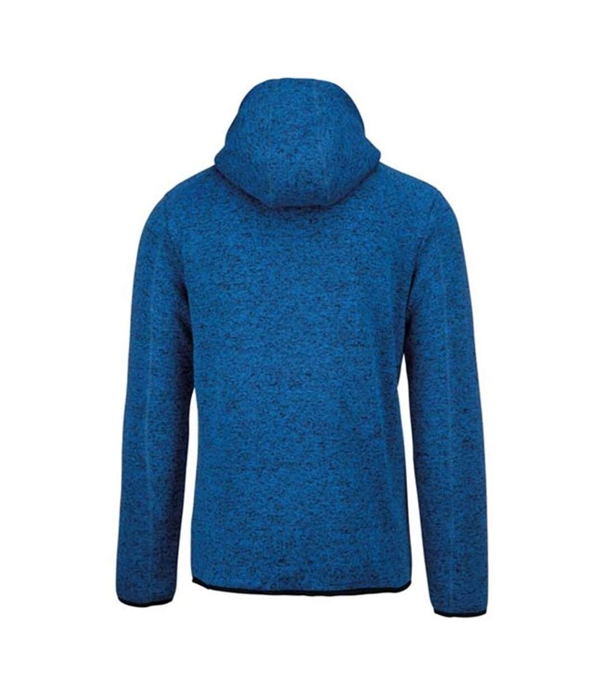 Proact Womens/Ladies Heather Hooded Jacket (Light Royal Blue Melange)