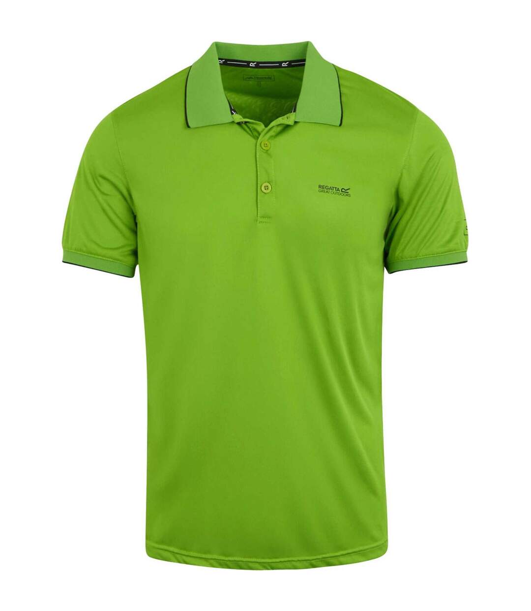 Polo Remex Homme Vert Clair Uni Regatta-1