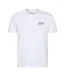 T-shirt Motif/style Imprimé Sur Poitrine Lake District Homme Blanc Cassé Mountain Warehouse-1