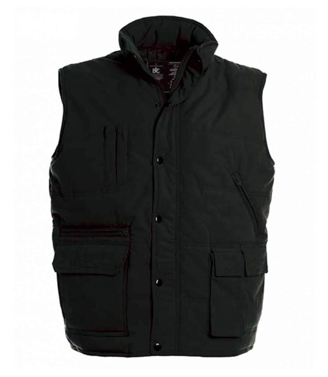 Doudoune anorak homme sans manches - Bodywarmer JU880 - noir