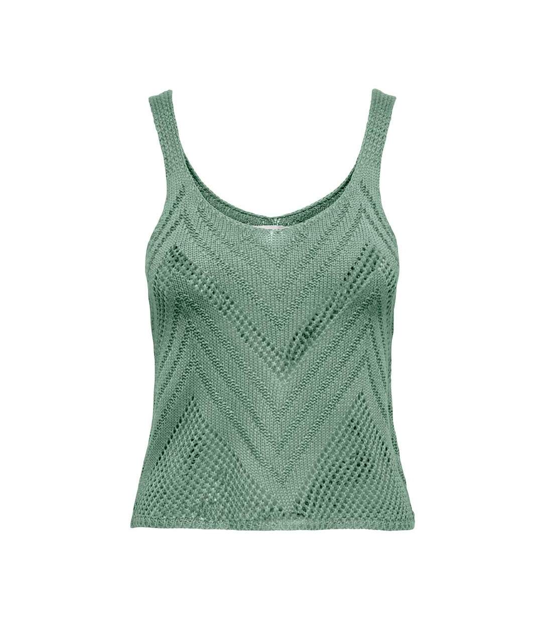 Top Crochet Vert Femme Jdy 15226348 - XXL-1