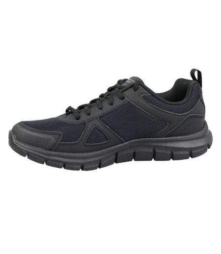 Mens Track Scloric Shoes Black Skechers