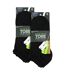 6 Pack Mens Plain Sports Trainer Socks - Comfortable Everyday Ankle Socks-2