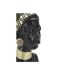 Statuette Tête Femme Tribu Massai 38cm Noir-4