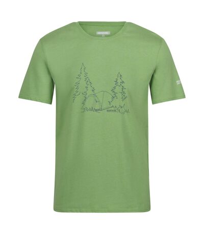 T-shirt breezed homme vert piquant Regatta