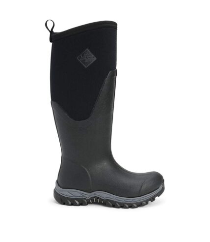 Muck Boots Womens/Ladies Arctic Sport Tall Pill On Wellie Boots (Black/Black) - UTFS4289