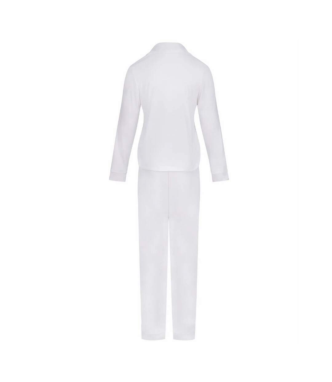 Ensemble De Pyjama Manches Longues Femme Blanc Cassé Towel City-2