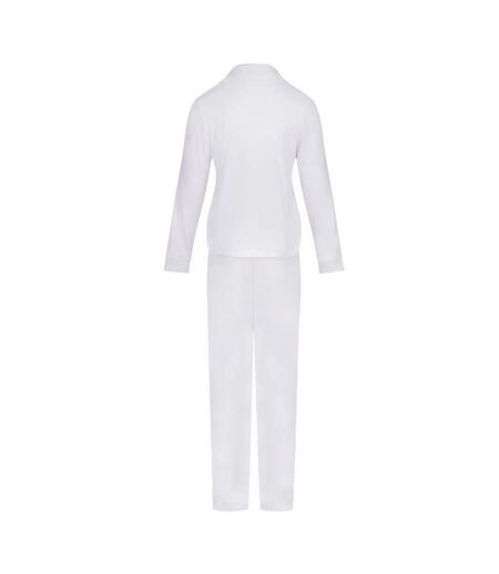 Ensemble De Pyjama Manches Longues Femme Blanc Cassé Towel City