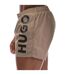 Mens Abas Logo Swim Shorts Beige Hugo-3