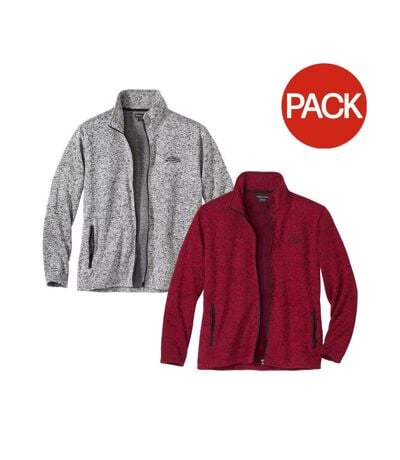 Vestes homme gris / rouge Atlas For Men