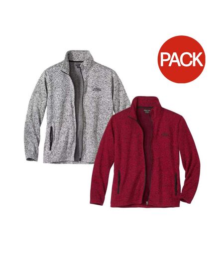 Vestes homme gris / rouge Atlas For Men