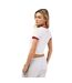 T-shirt Motif/style Logo Brodé Femme Blanc Rouge Jack Wills-3