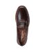 Mens madison leather loafers burnt tan Base London-4