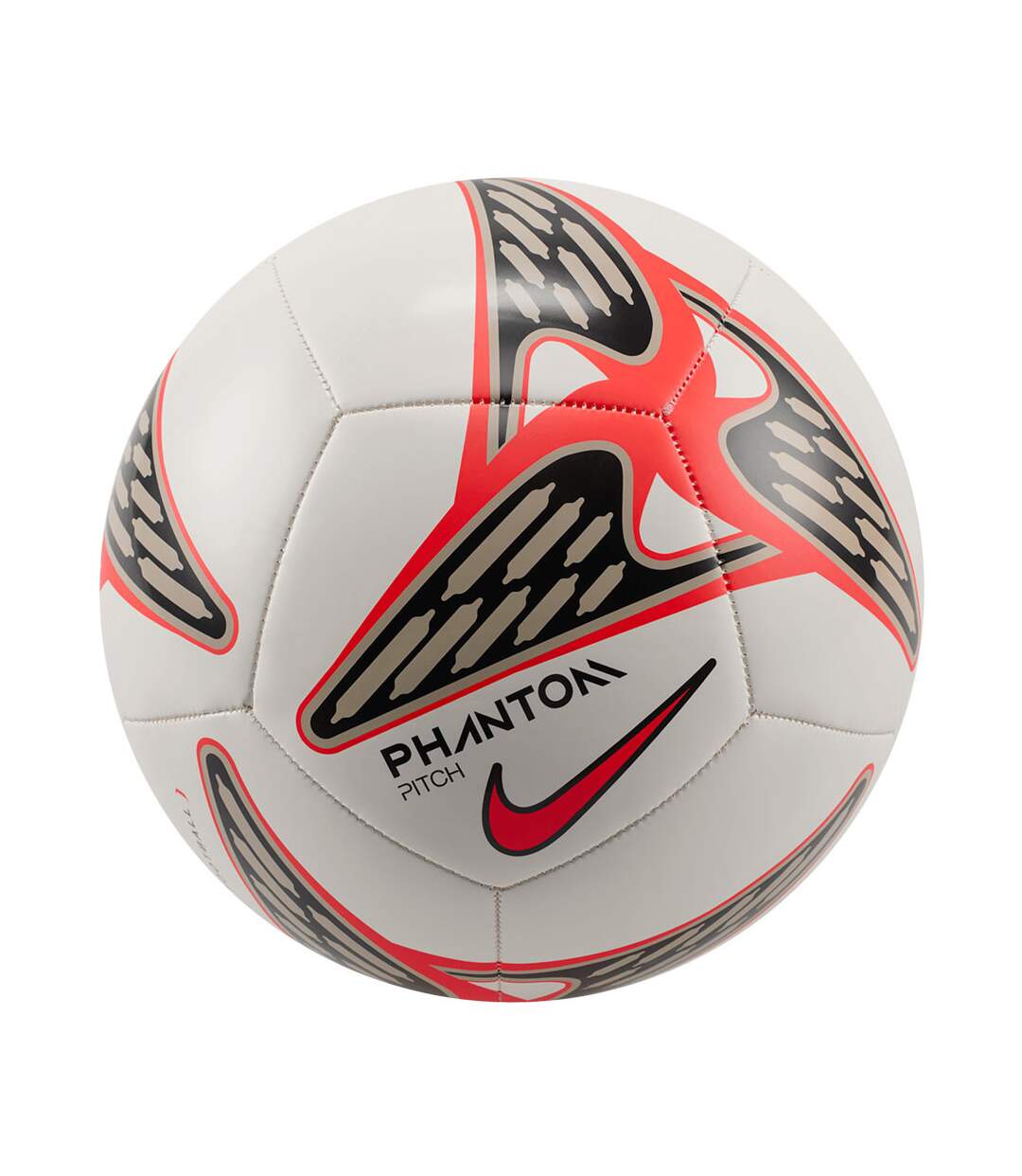 Ballon De Foot Motif/style À Panneaux Phantom Taille 5 Blanc Rouge Nike-1