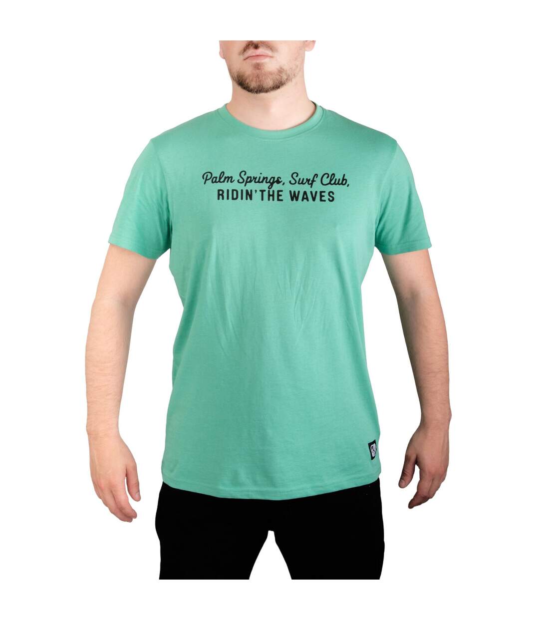 T-shirt homme en jersey 140GSM imprimé devant et dos Club Freegun-1