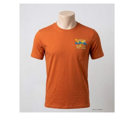 AXXANO AE1142O — Tee-shirt manches courtes avec poche poitrine pour un style casual