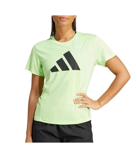 T-Shirt jaune femme adidas run it