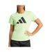 T-Shirt jaune femme adidas run it-1