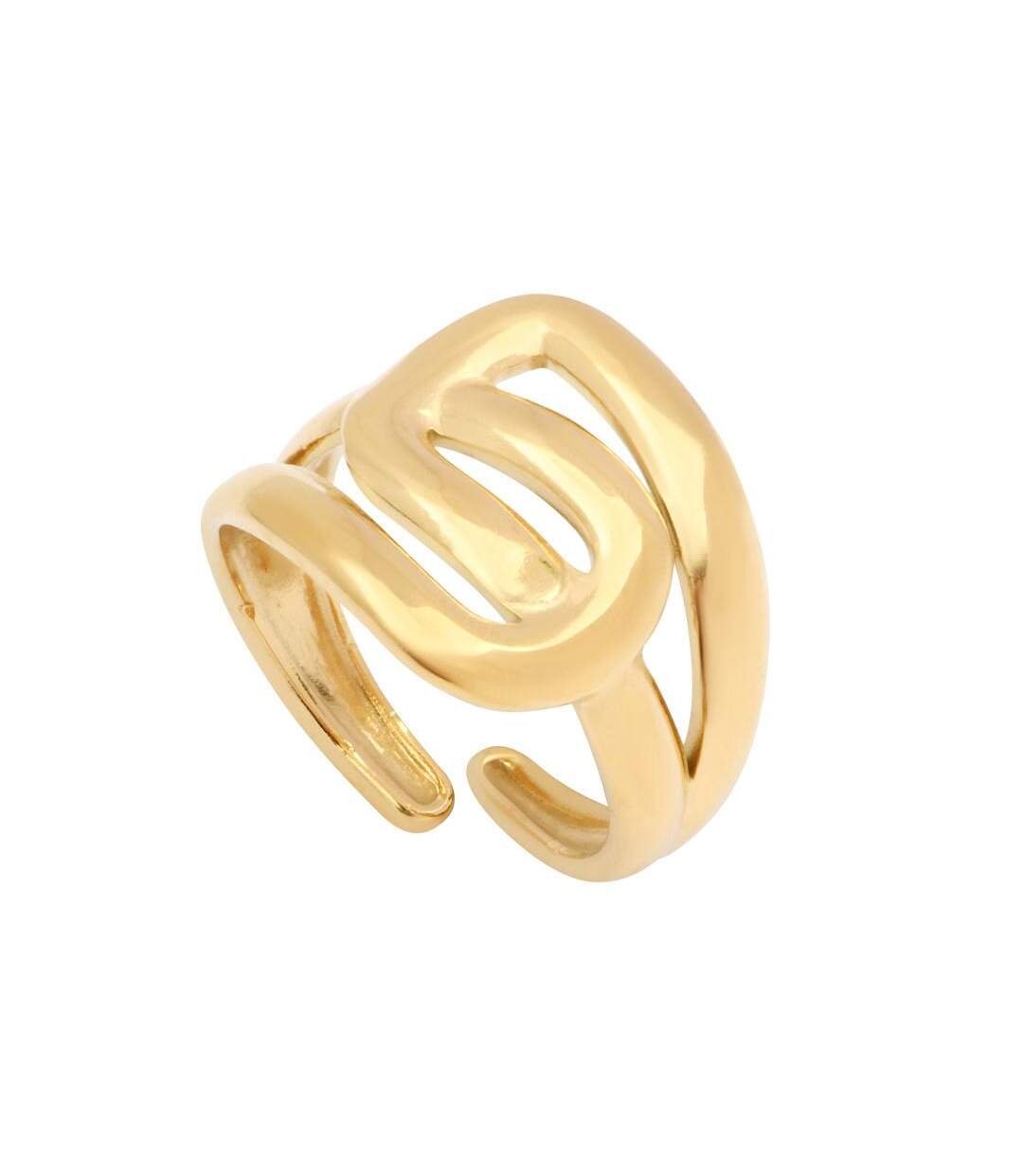 Bague doré femme clio blue ba0019-1