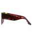 Lunettes De Soleil Motif/style Œil De Chat Femme Taille Unique Rouge Havane Victoria Beckham-2