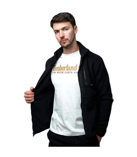 Veste polaire mix media homme noir Timberland