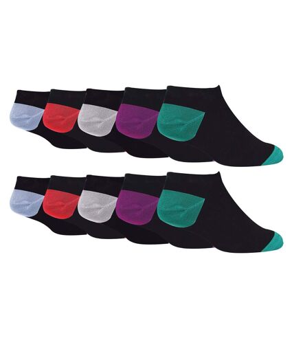 Wildfeet - 10 Pack Mens Bamboo Trainer Sport Socks