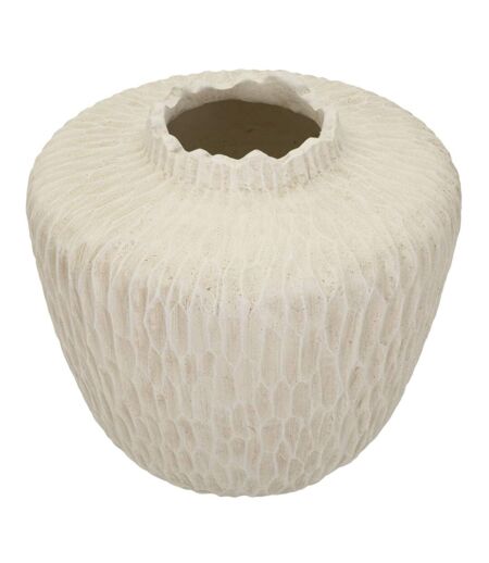 Vase Design Shade 35cm Crème