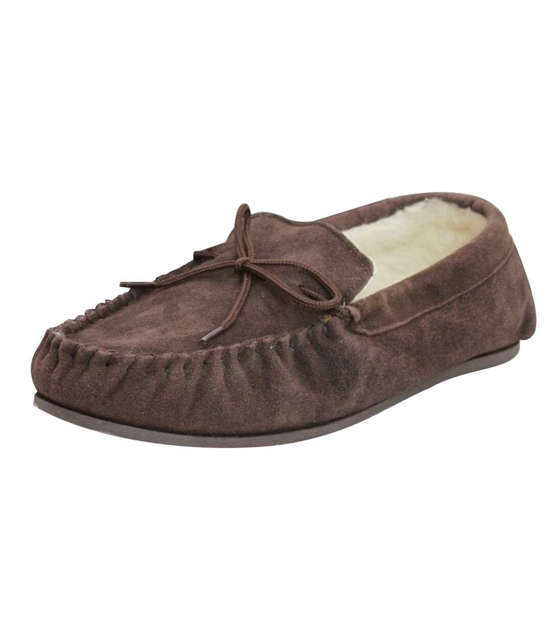 Mocassins adulte marron foncé Eastern Counties-3