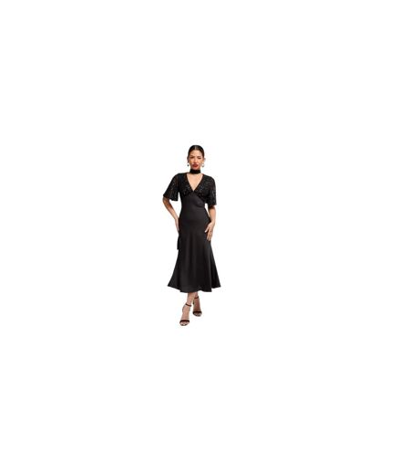 Robe Longue Femme Noir Little Mistress