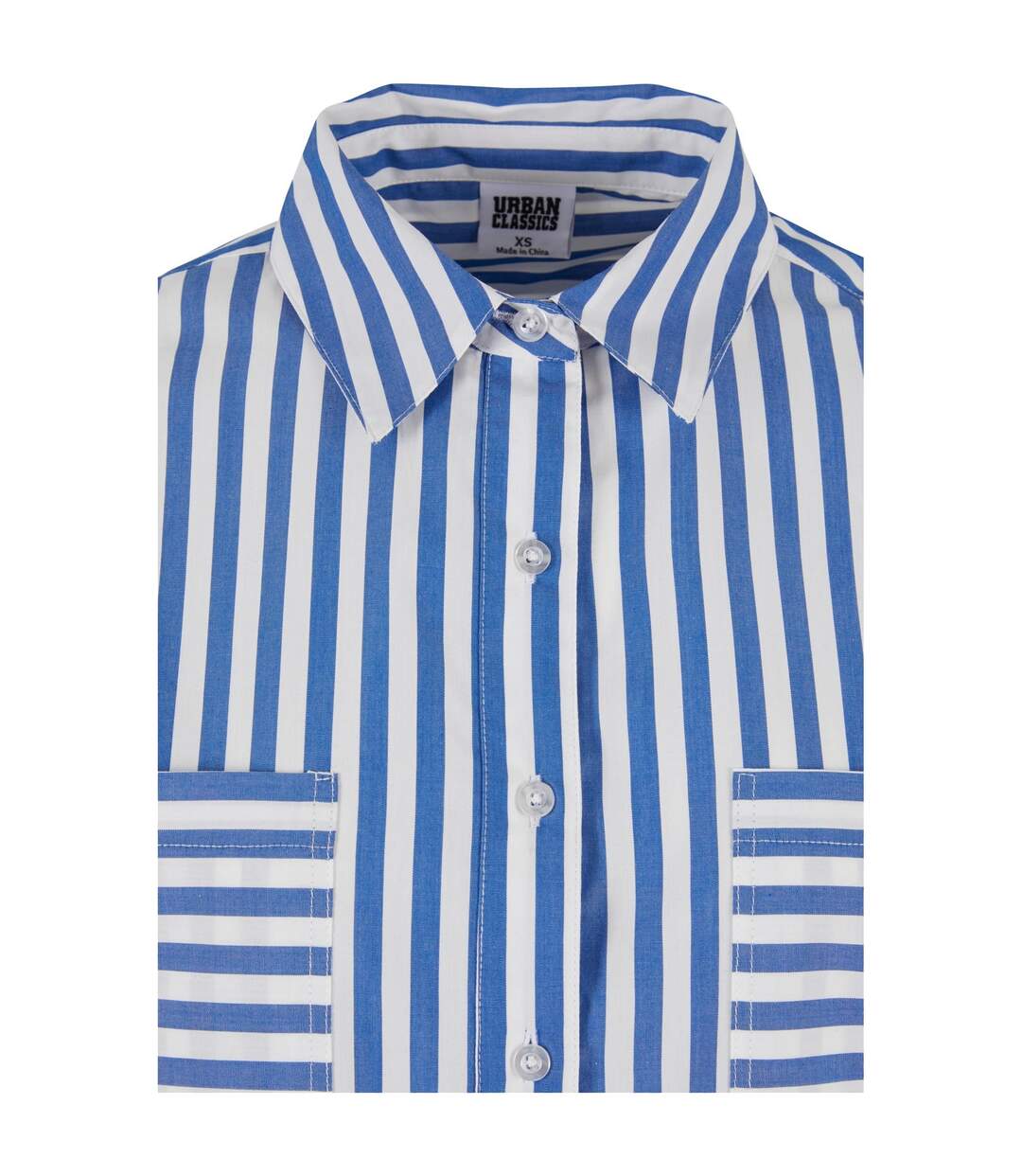 Chemisier Motif/style Rayé Femme Blanc Bleu Urban Classics-3