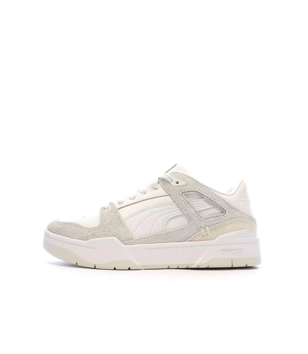 Baskets blanches/grises homme puma slipstream1-1